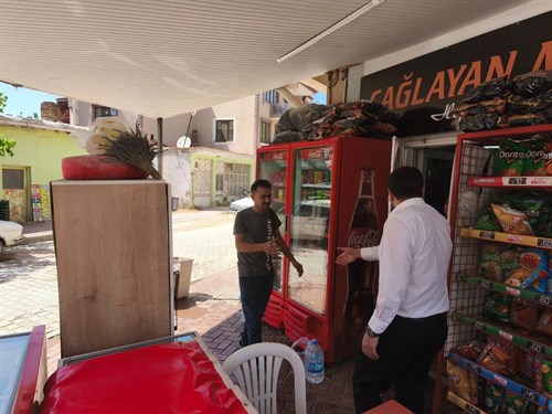 Kaymakamımız Sayın Bilal ÇELiK ilçemizde bulunan esnafları ziyaret etti